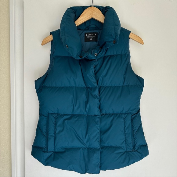 Athleta Jackets & Blazers - Athleta Downtown Vest, Dark Sardina Blue, Petite Small